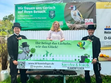 Werbebanner für den Kleintierzoo Reilingen von Kretzler & Foitzik